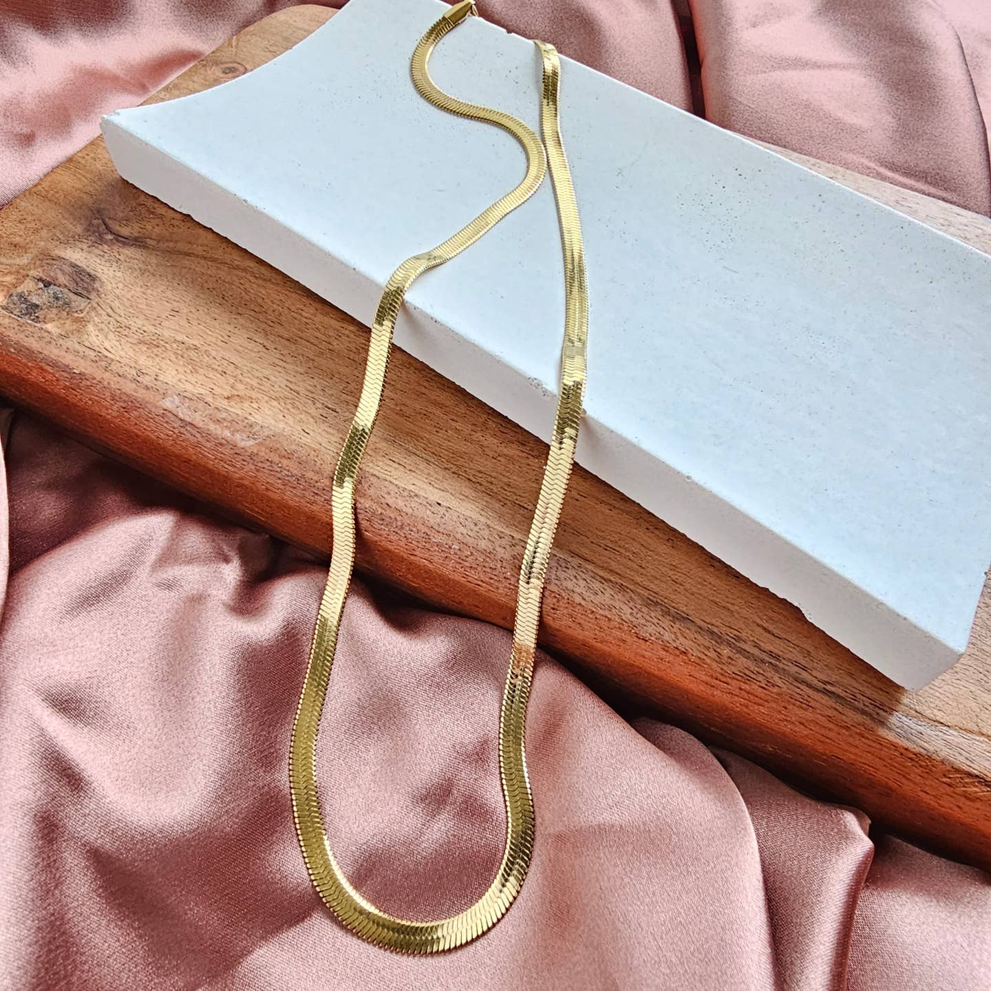 Luxe Herringbone Chain- 20"