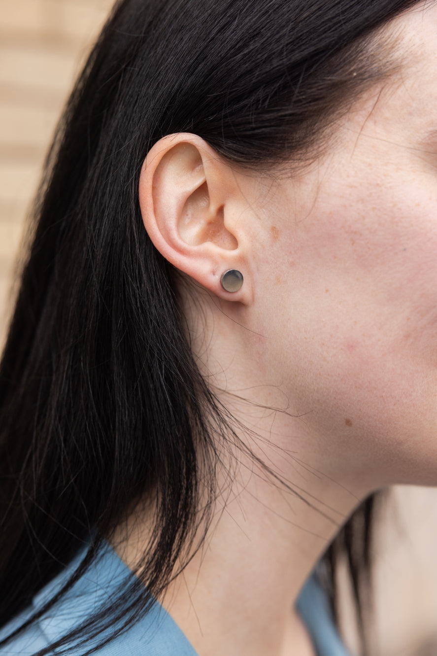 Luxe Circle Stud Earrings