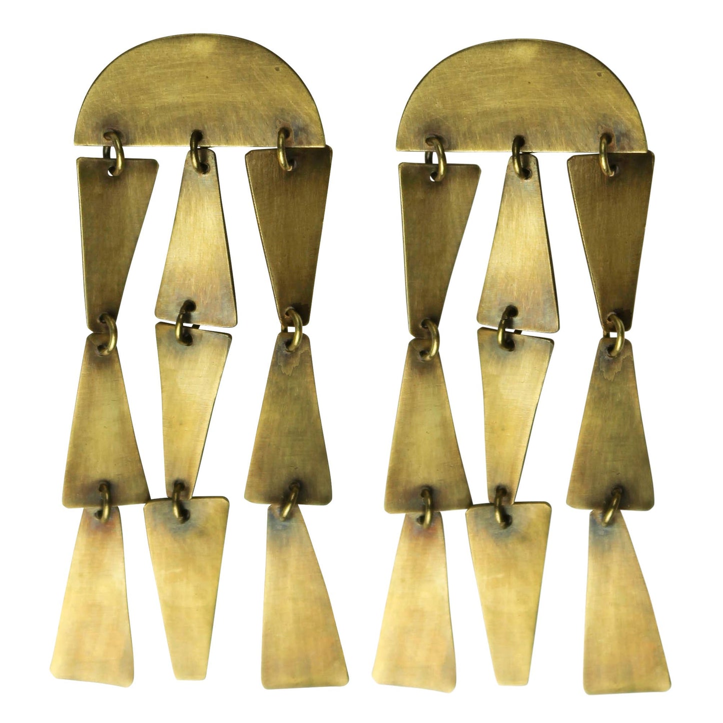 Summit Dangling Earrings - Gold