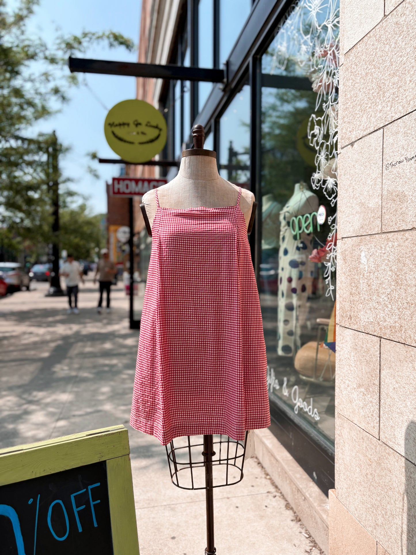 Everett Gingham Mini Dress