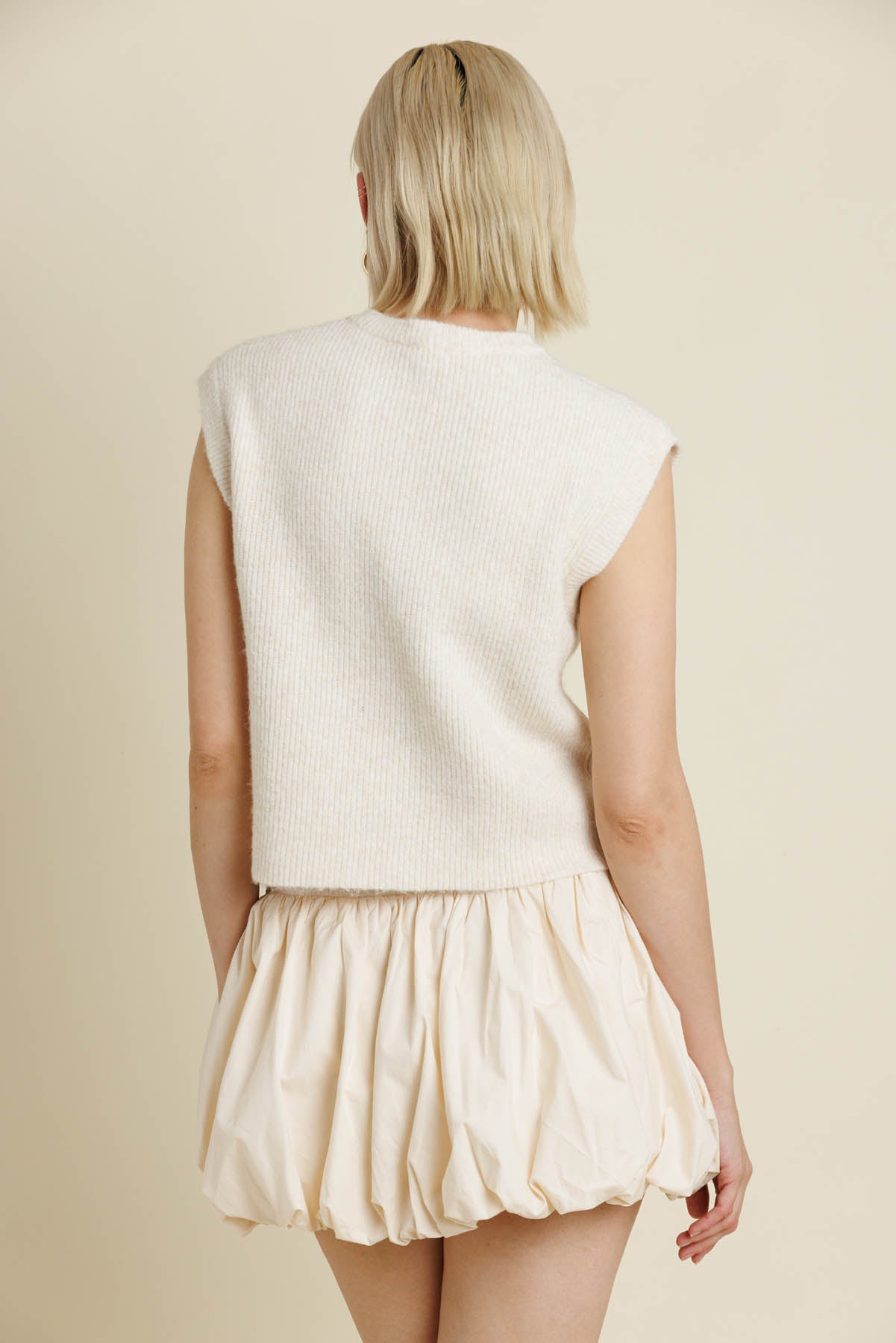 Mika Ribbed Knit Vest