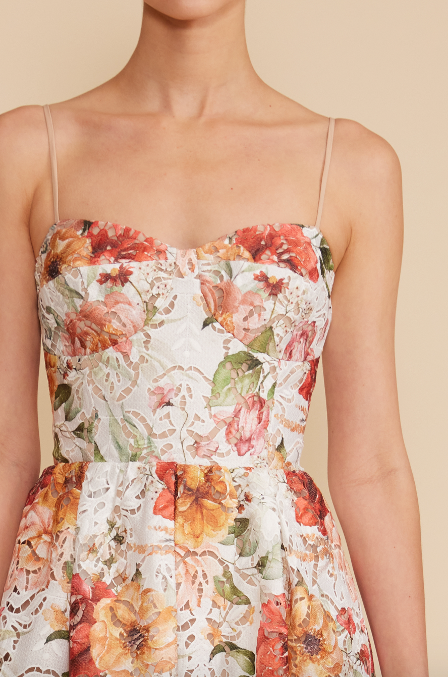 Mona Floral Lace Dress