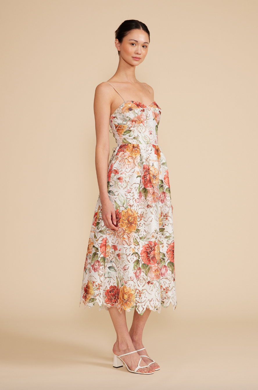 Mona Floral Lace Dress