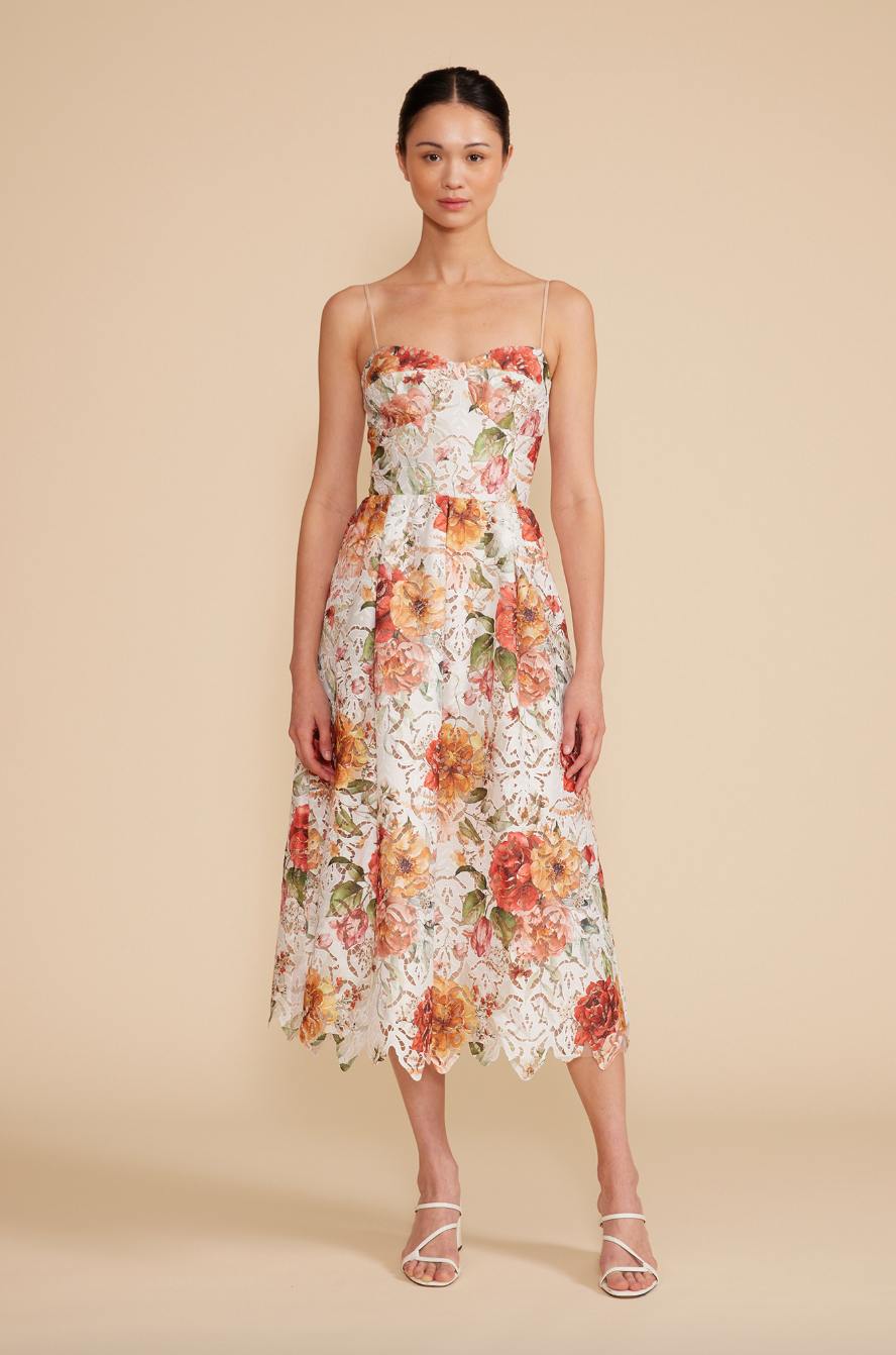 Mona Floral Lace Dress