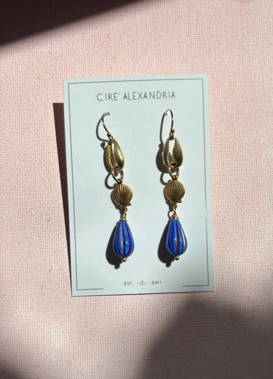 Shell Drop Earrings