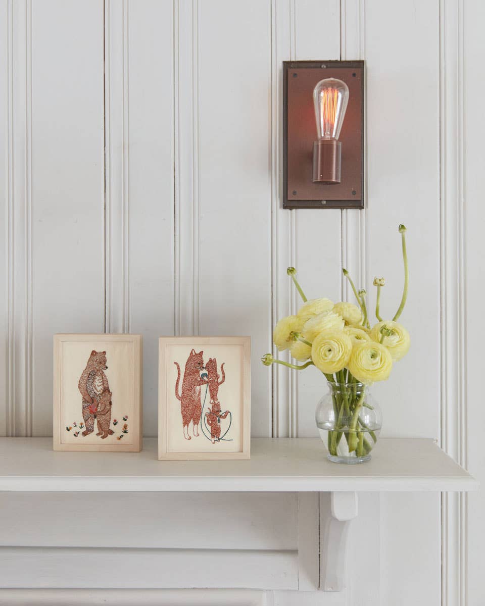 Mama Bear and Cub Card