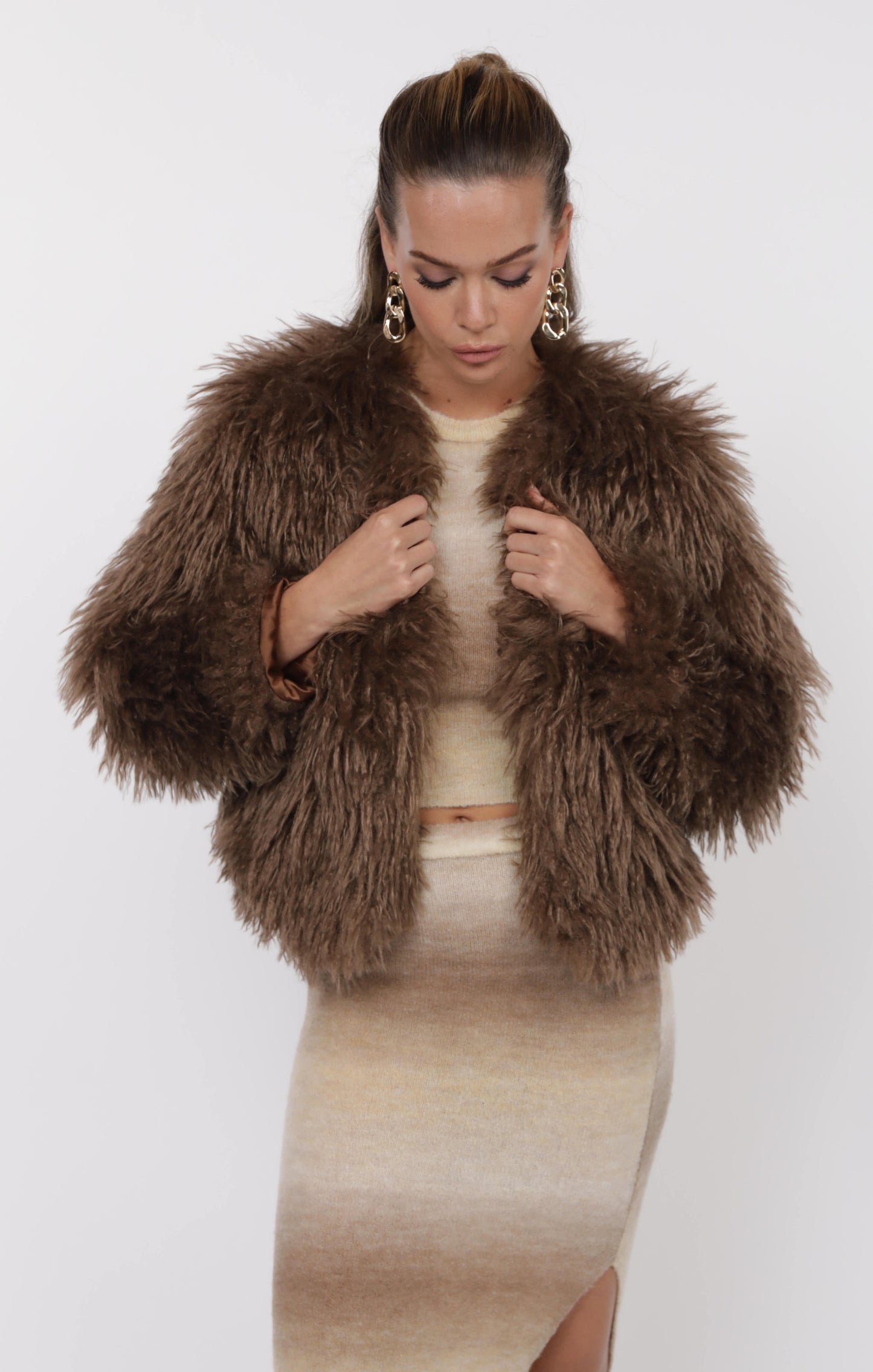 Deep Woods Faux Fur Jacket