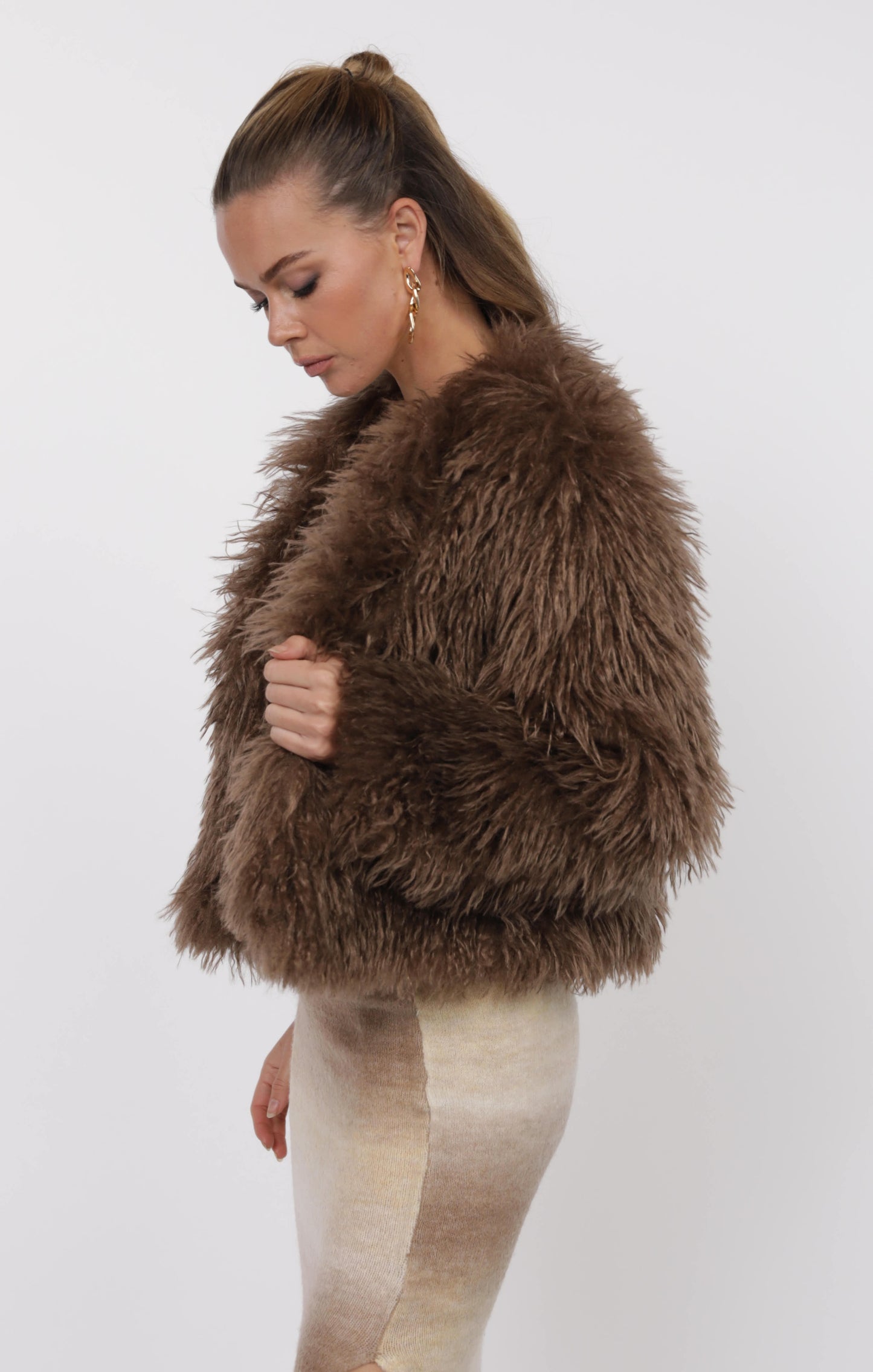 Deep Woods Faux Fur Jacket