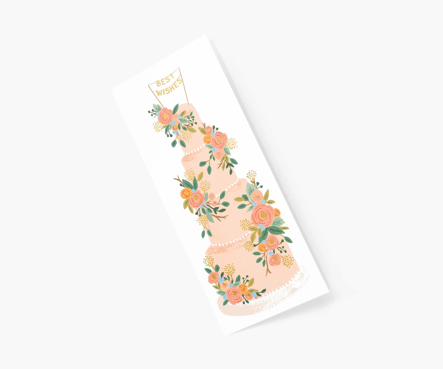Tall Wedding Cake Card