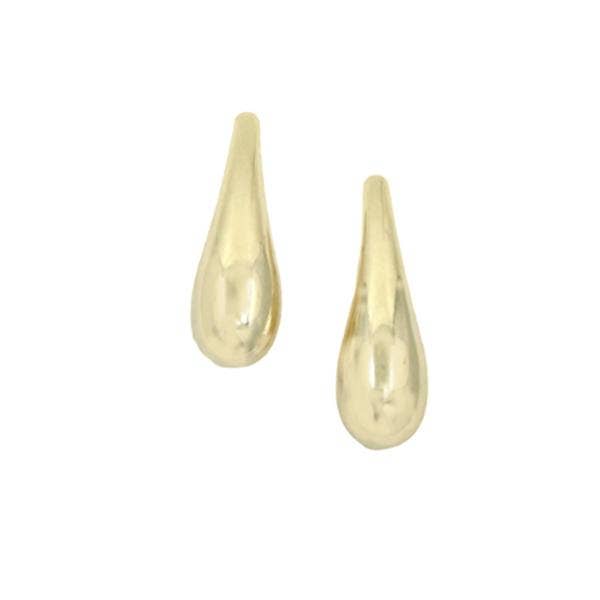 Long Teardrop Post Earring