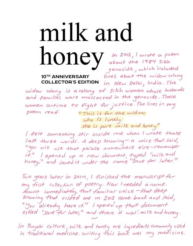 Milk and Honey