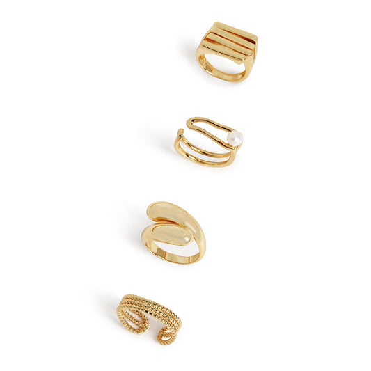 Haley Gold-Plated Rings