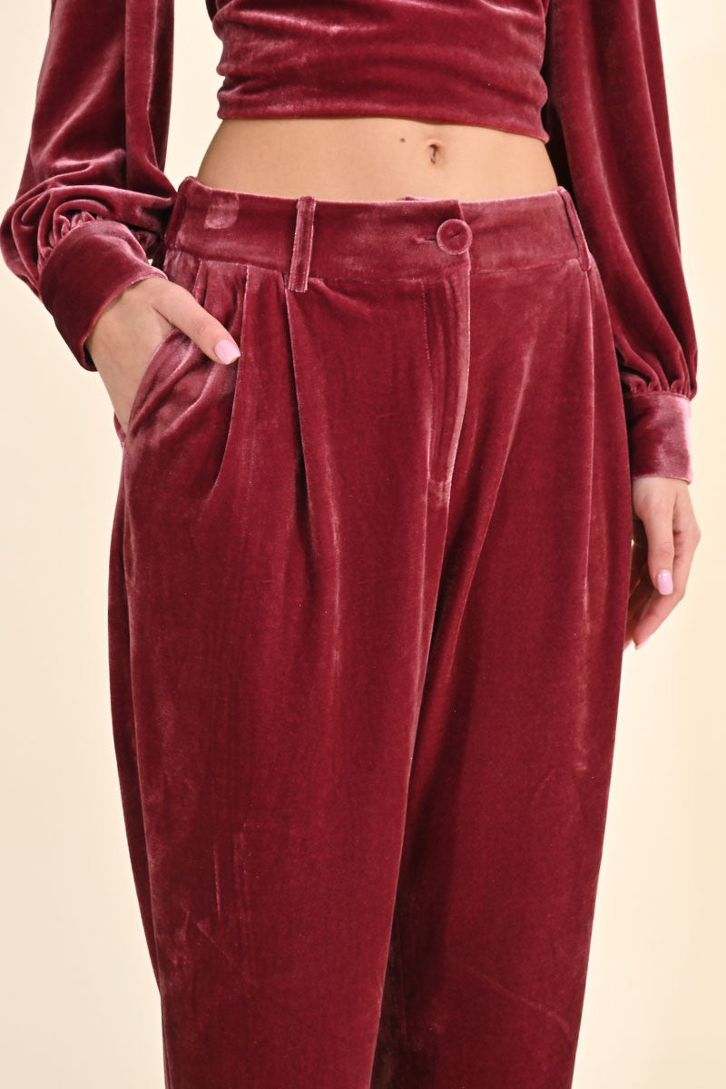 Bella Velvet Pants