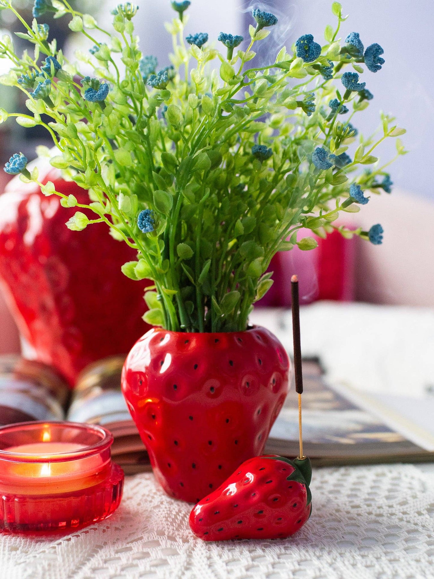 Strawberry Incense Holder