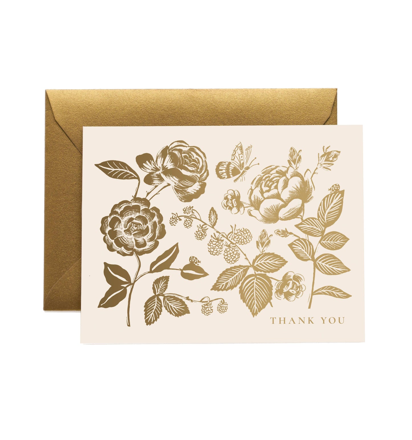 English Rose Thank You Card