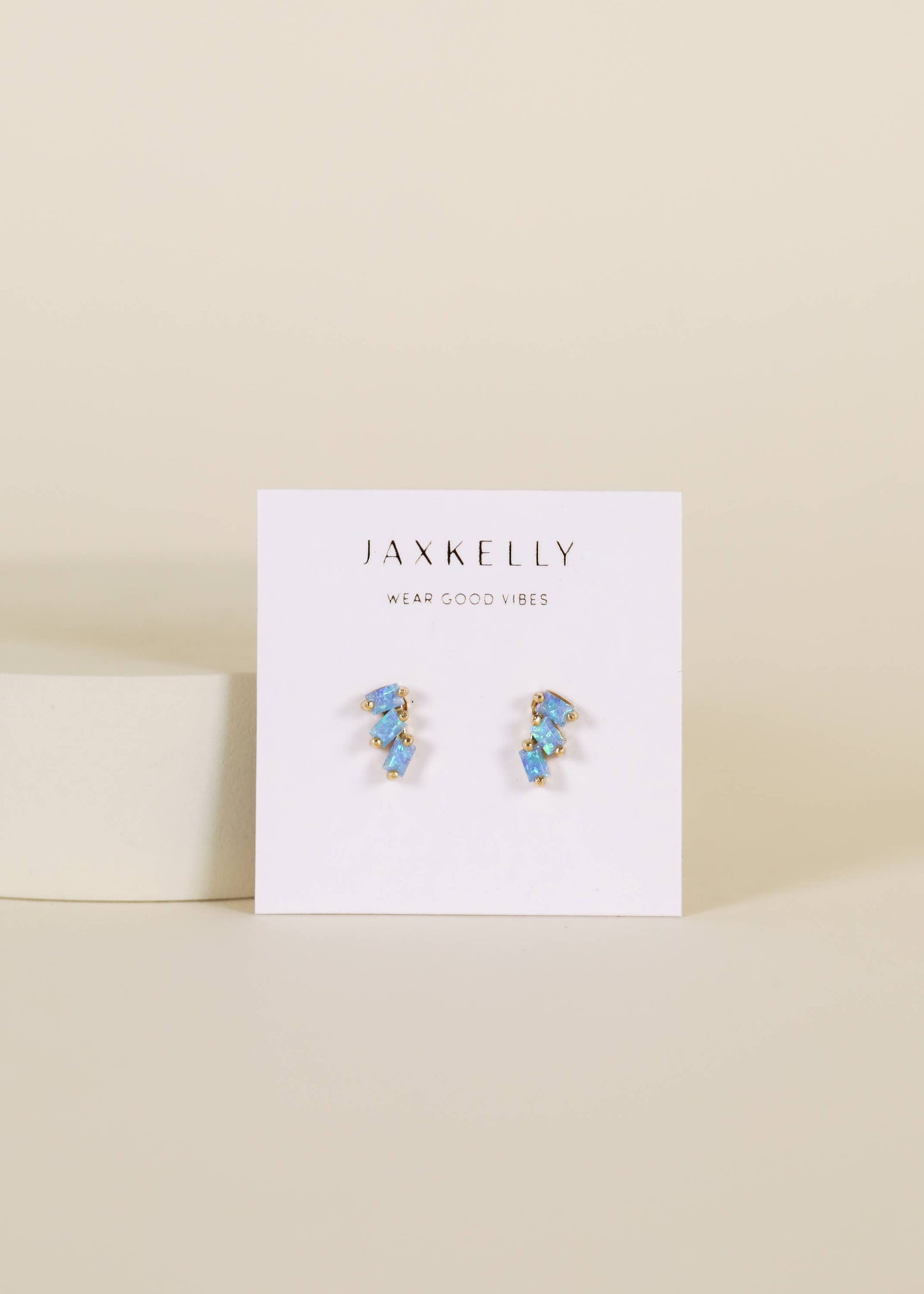 Offset Trio Stud Earrings