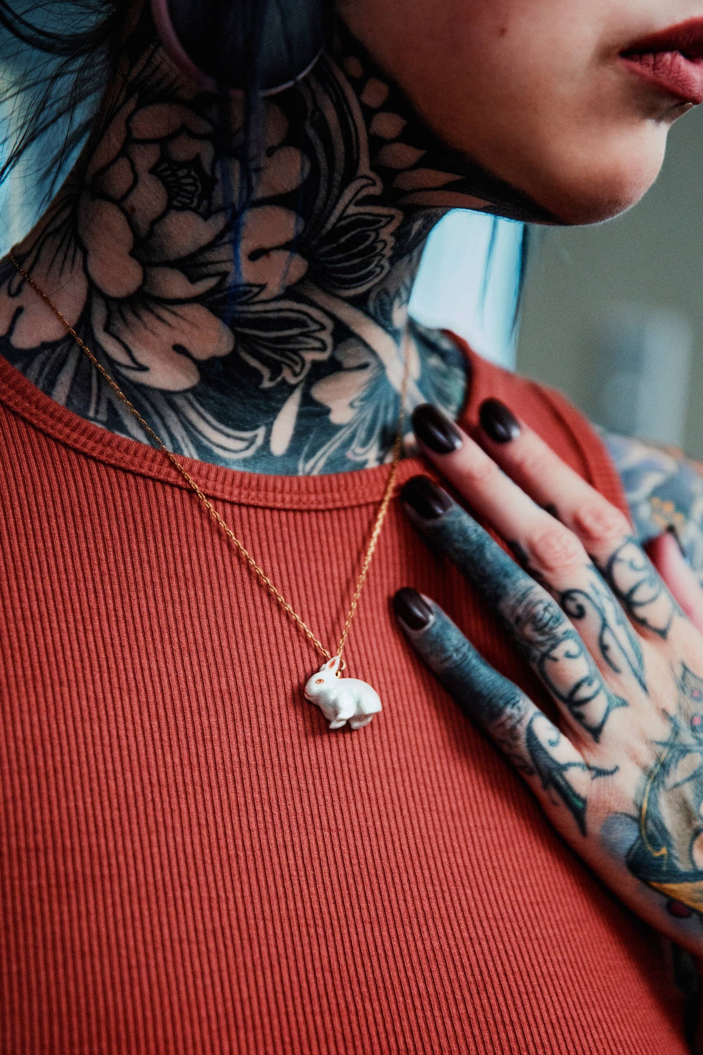 Tiny Bunny Necklace