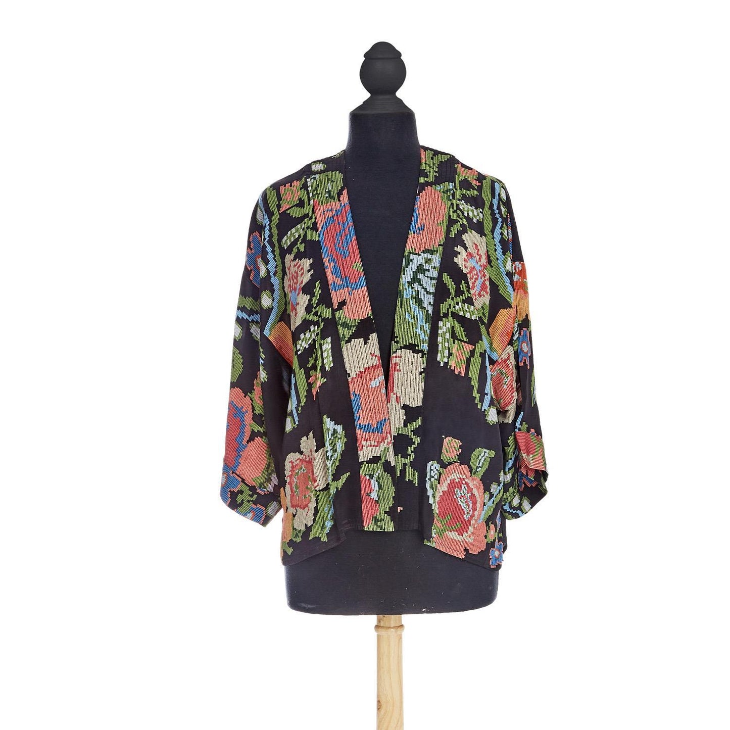 Floral Arch Short Kimono