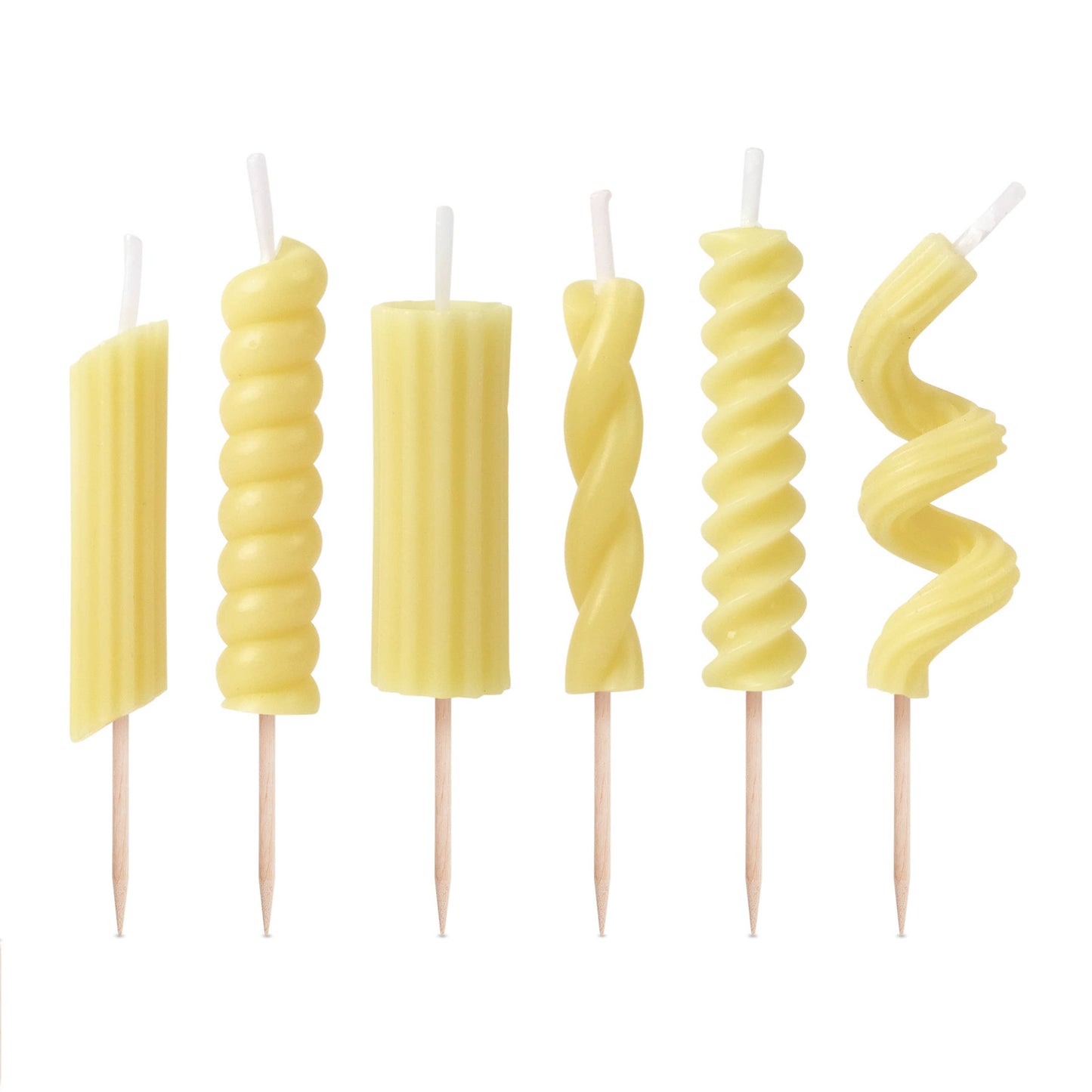 Pasta Party Noodle Candles Set