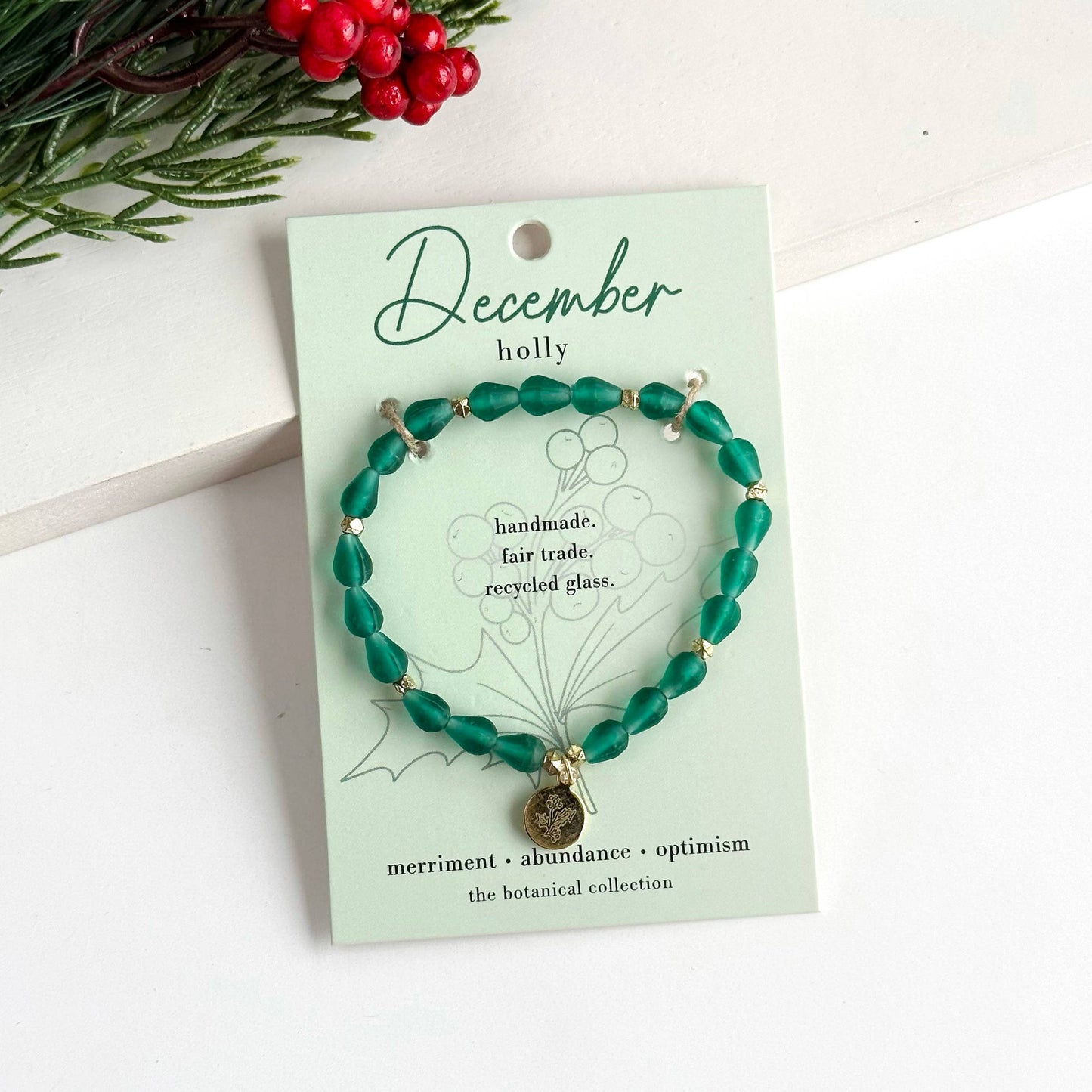 Botanical Collection Birth Month Bracelets