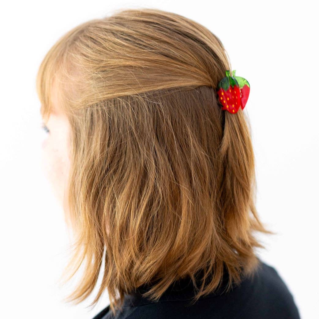 Mini Strawberry Hair Clip