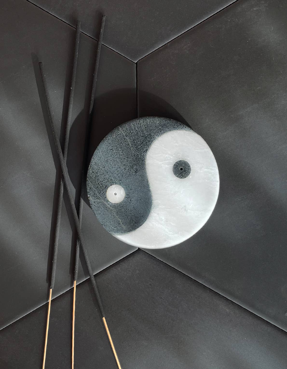 Yin Yang Double Incense Burner