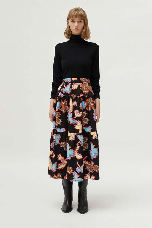 Bianca Floral Midi Skirt