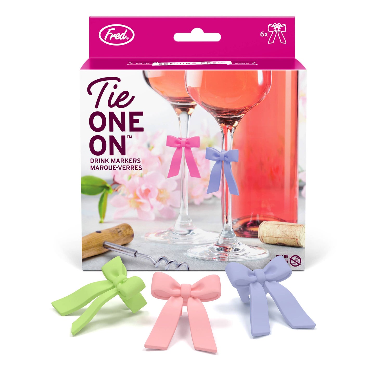 Tie One On Bow Drink Markers