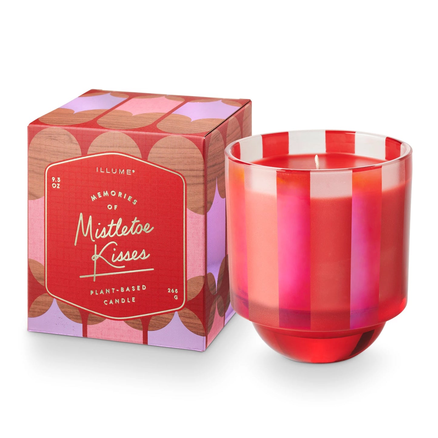 Mistletoe Kisses 9.3 oz Glass Candle