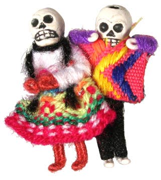 Skeleton Cholita Pin