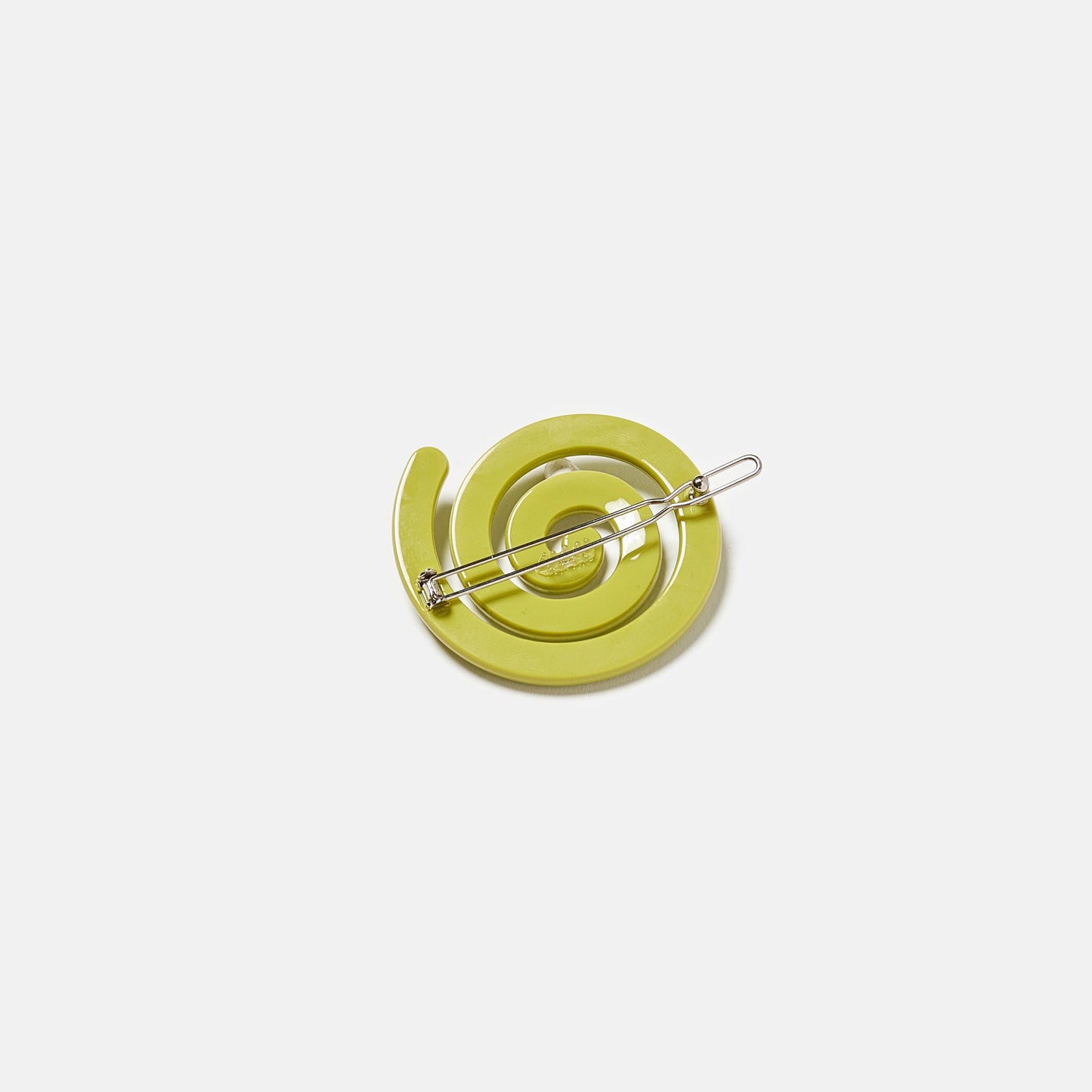 Chartreuse Spiral Clip