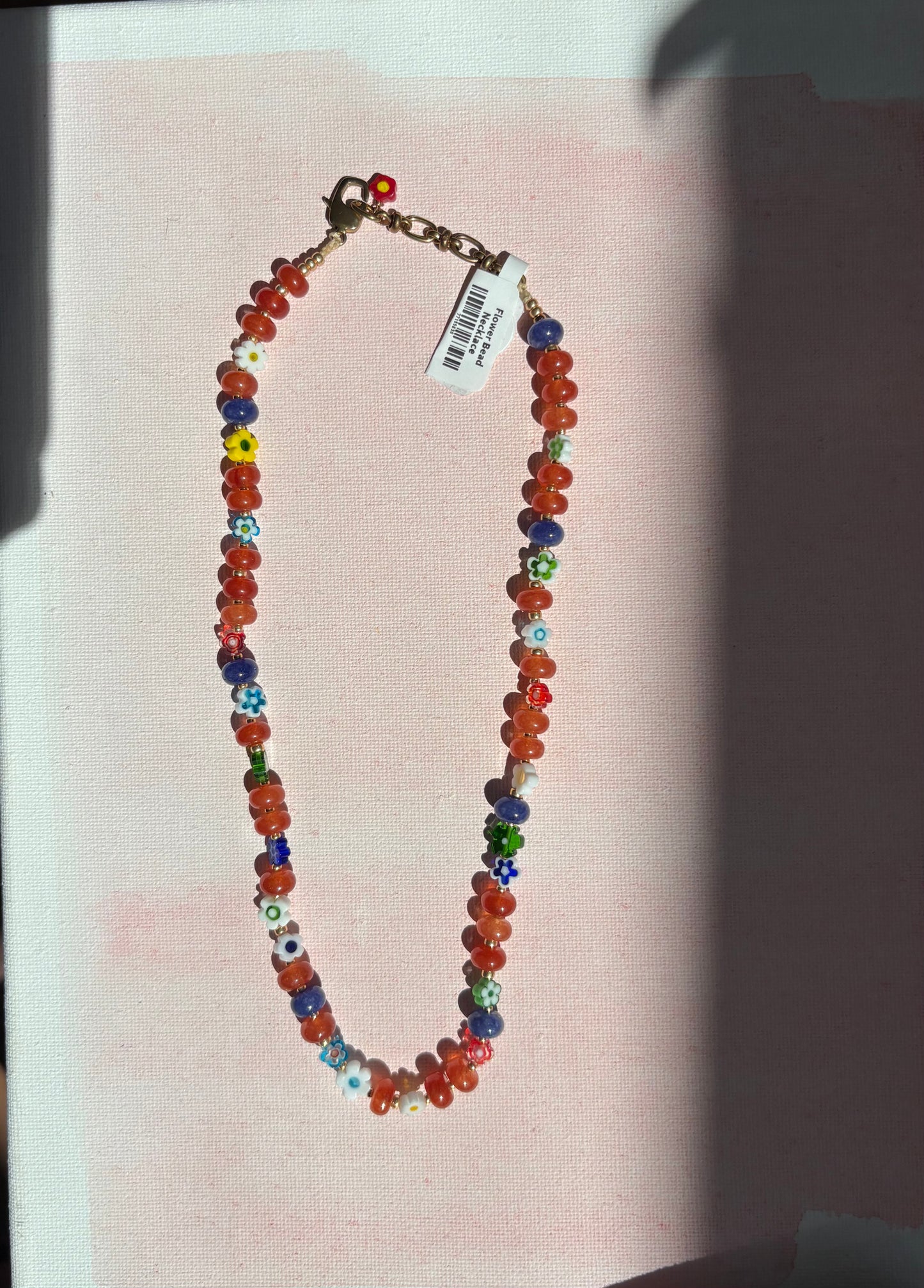 Flower Bead Necklace