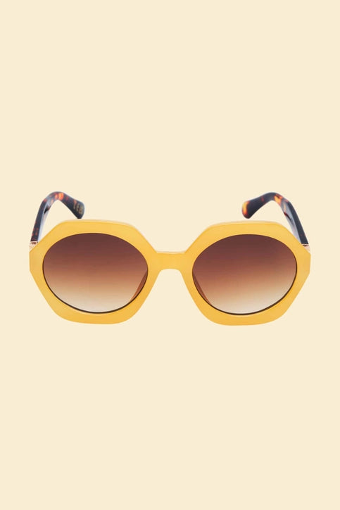 Luxe Georgie- Custard/Tortoiseshell Sunglasses