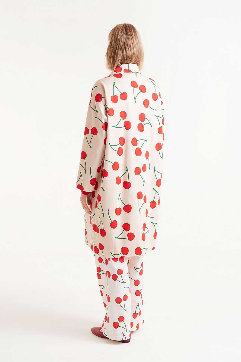 Cherie Printed Trench Jacket