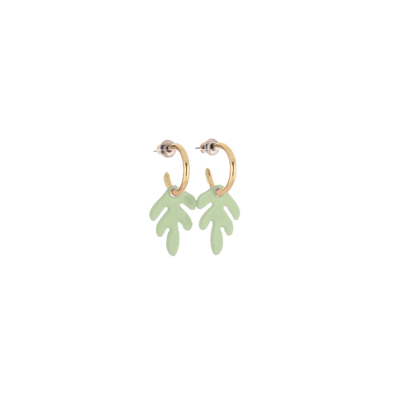 Handmade Fern Hoops