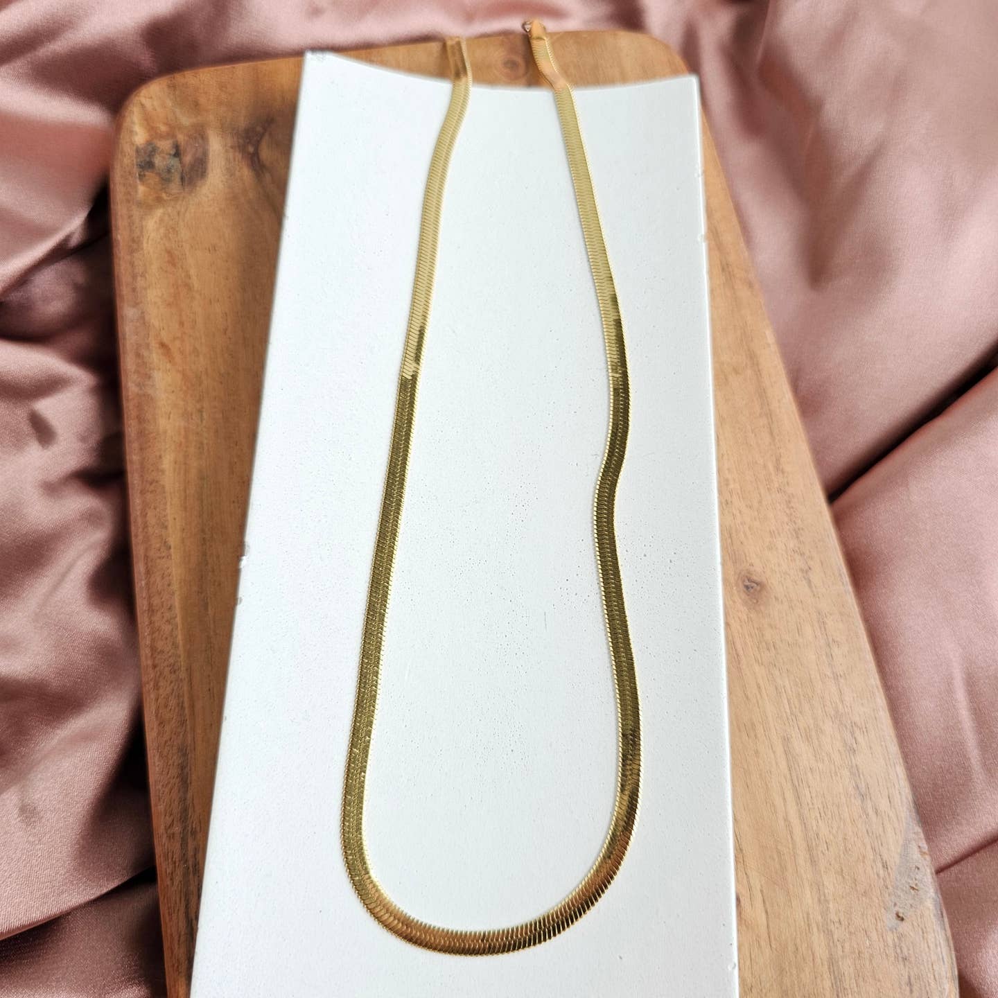 Luxe Herringbone Chain- 20"
