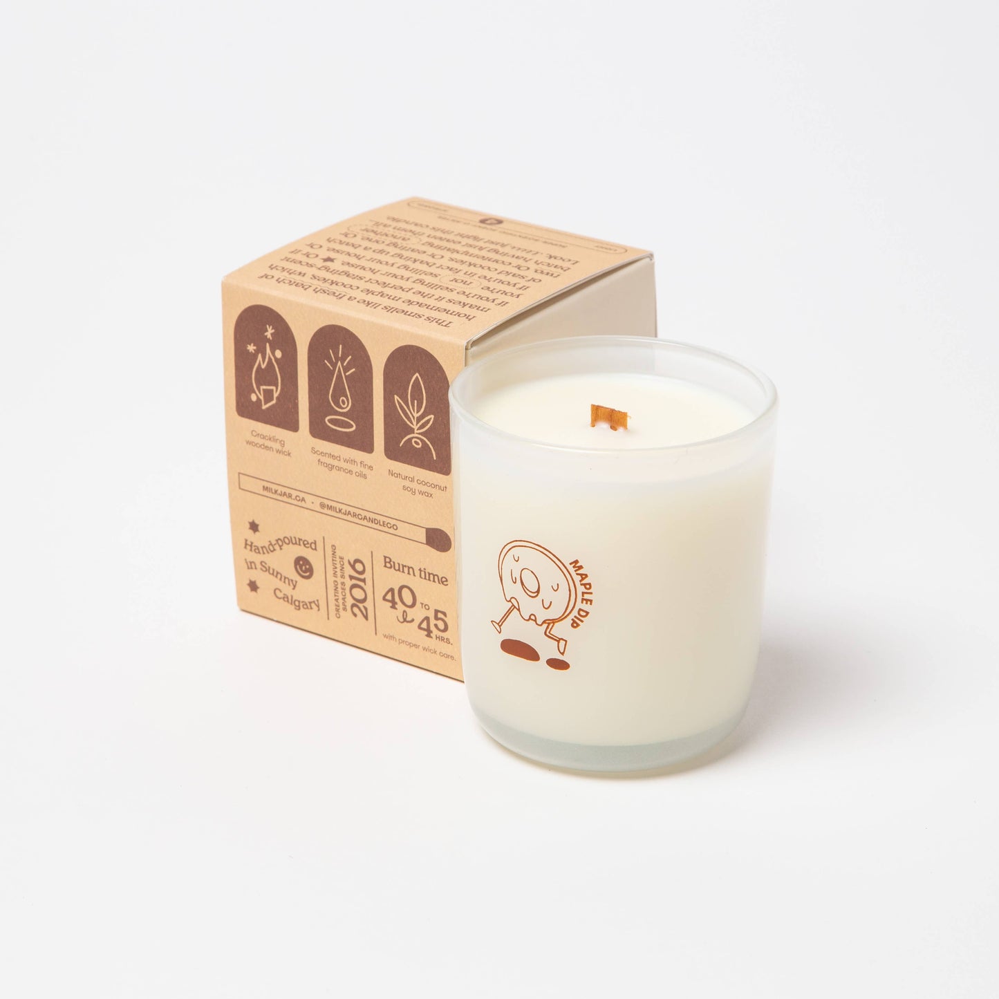 Maple Dip Coconut Soy 8oz Candle