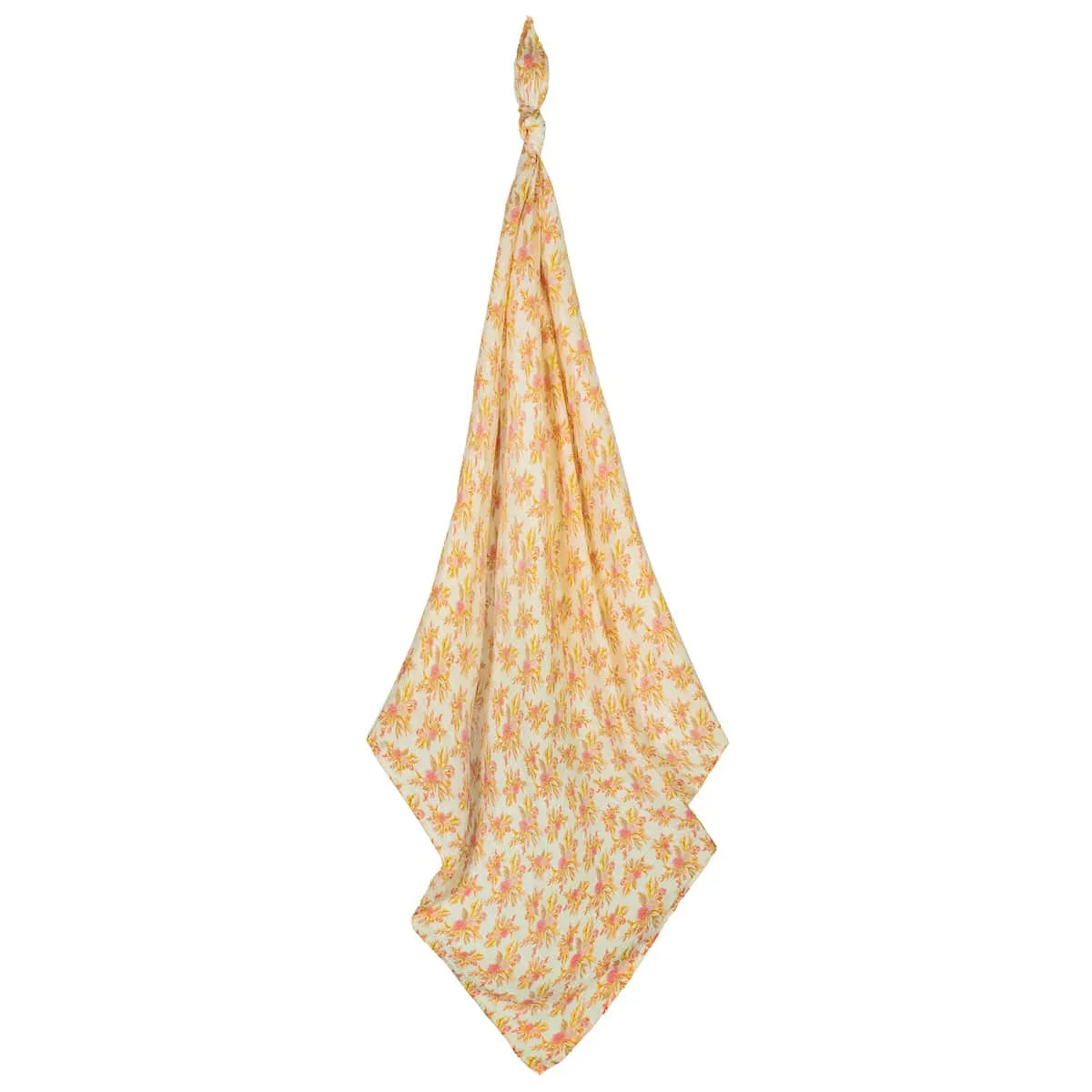 Organic Cotton Muslin Swaddle Blanket - Vintage Floral