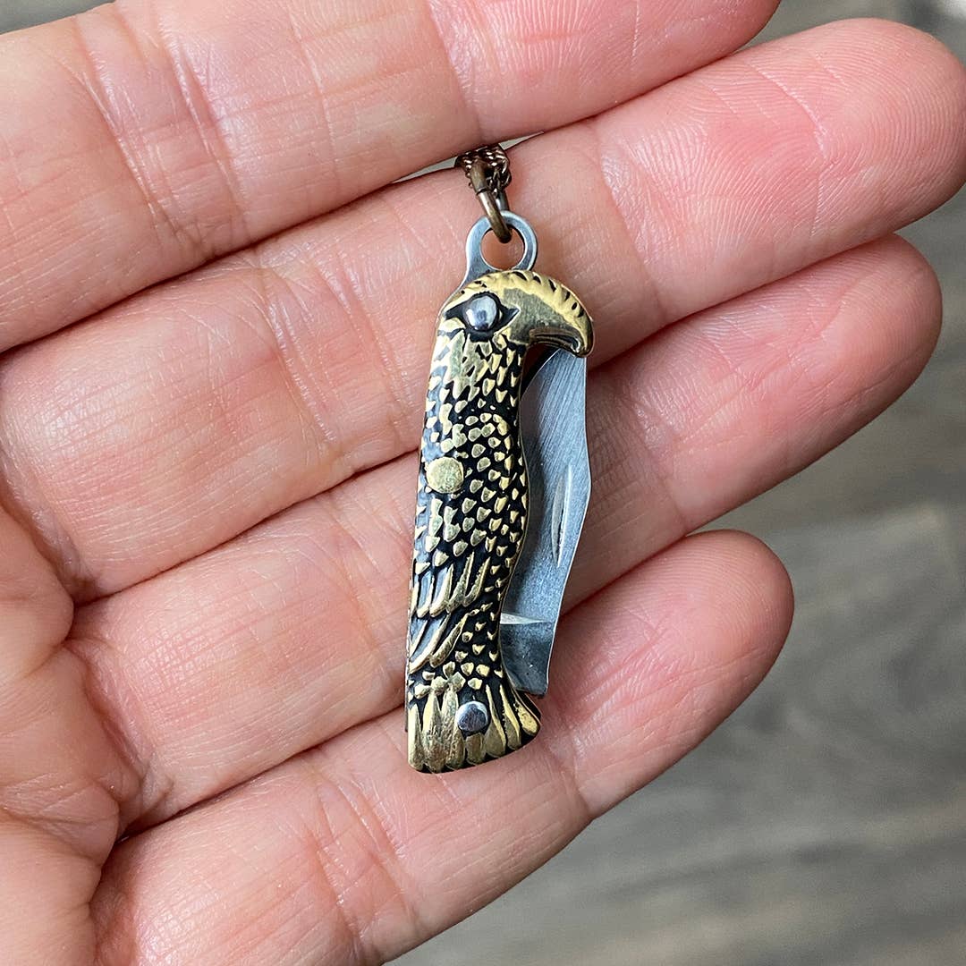 Bird Knife Necklace