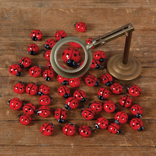 Mini Glass Ladybugs