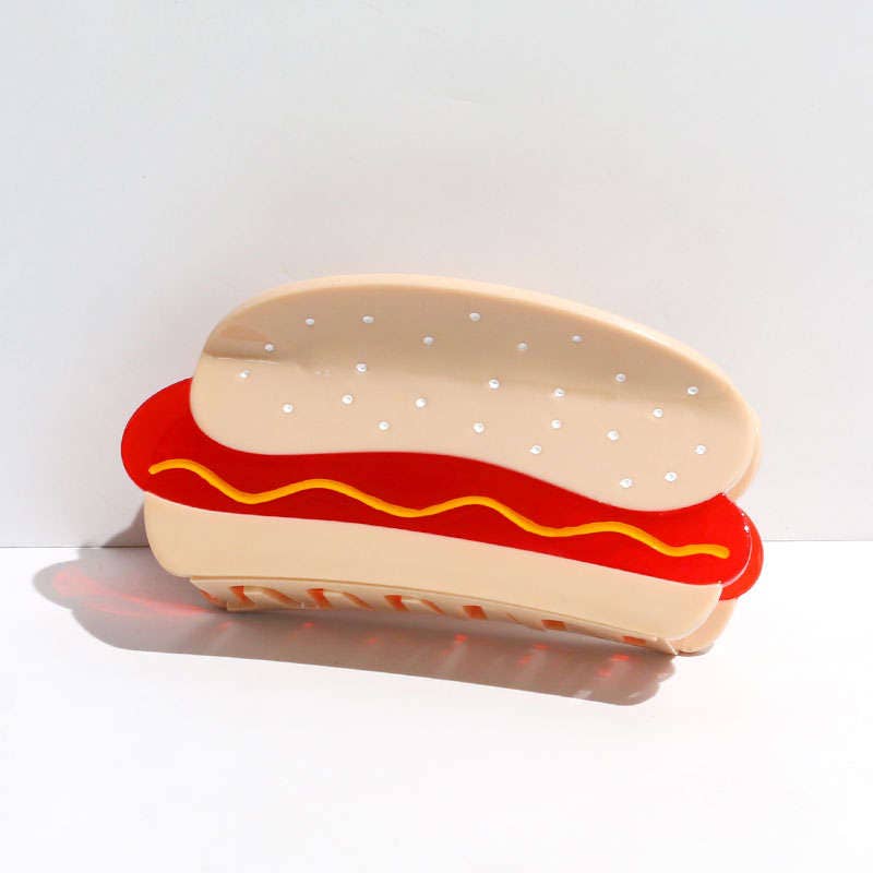 Hot Dog Hair Clip