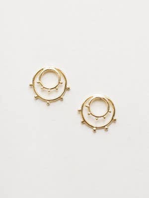 Sunburst Studs Gold