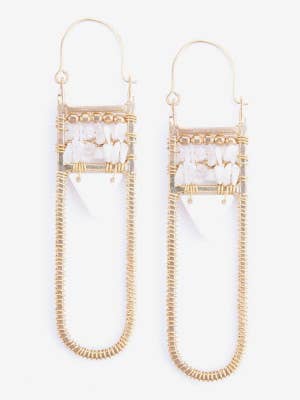 Maya Hook Earrings Gold