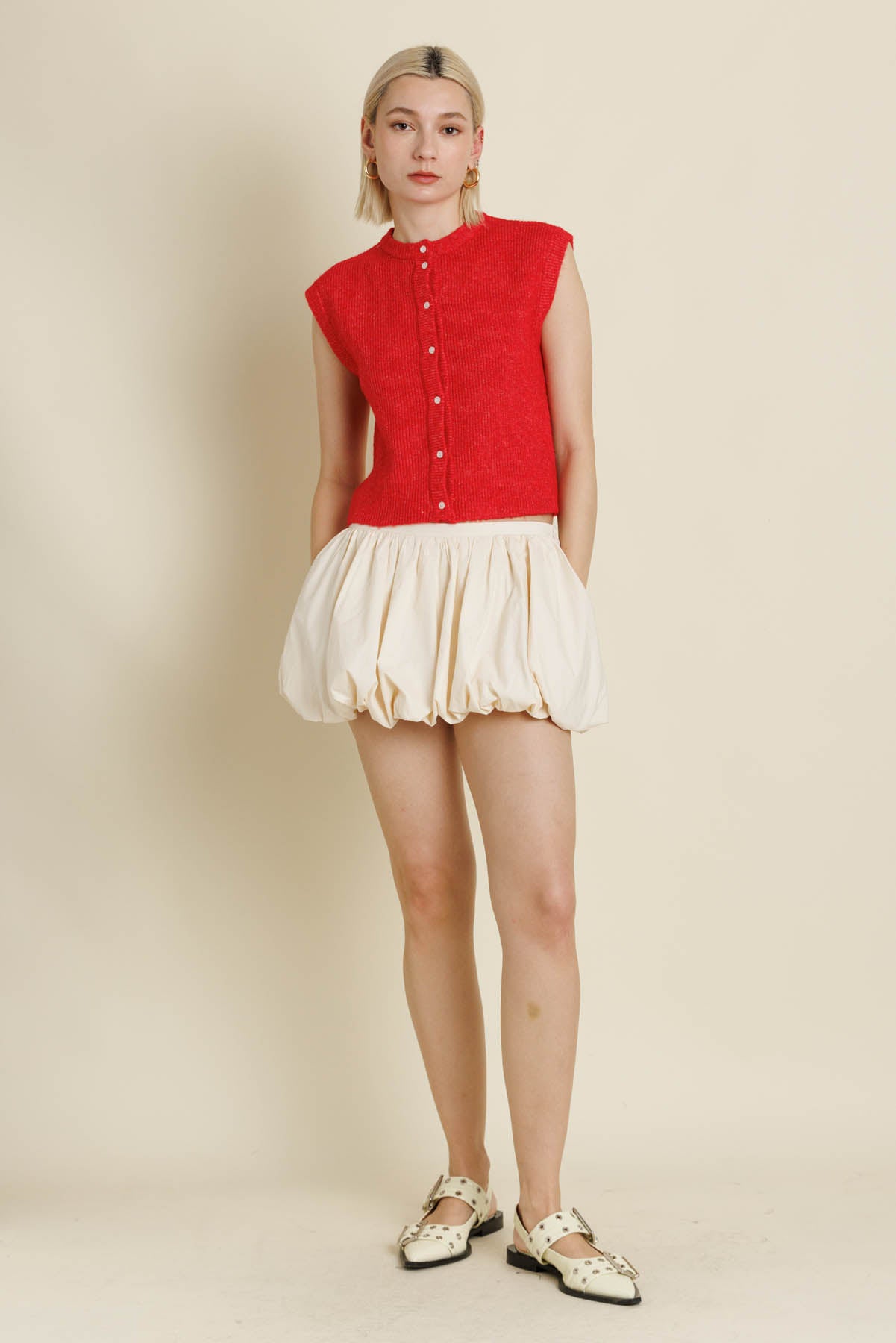 Mika Ribbed Knit Vest