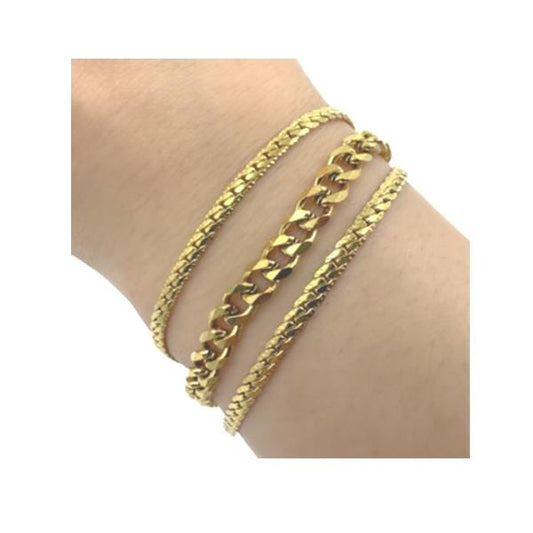 3 Row Chain Bracelet