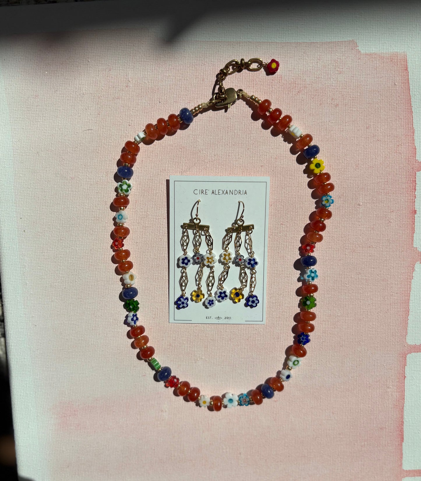 Flower Bead Necklace