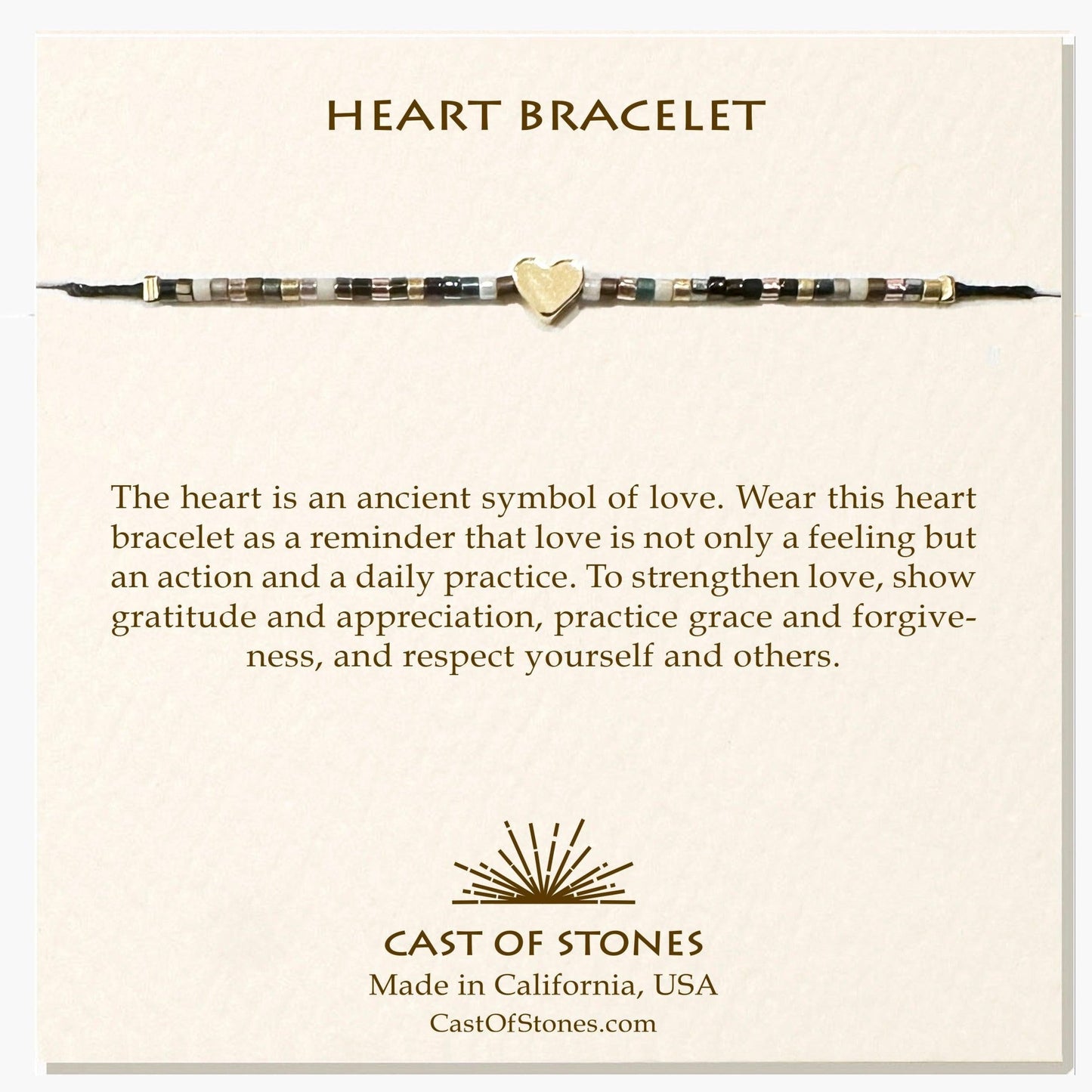 Heart Beaded Bracelet