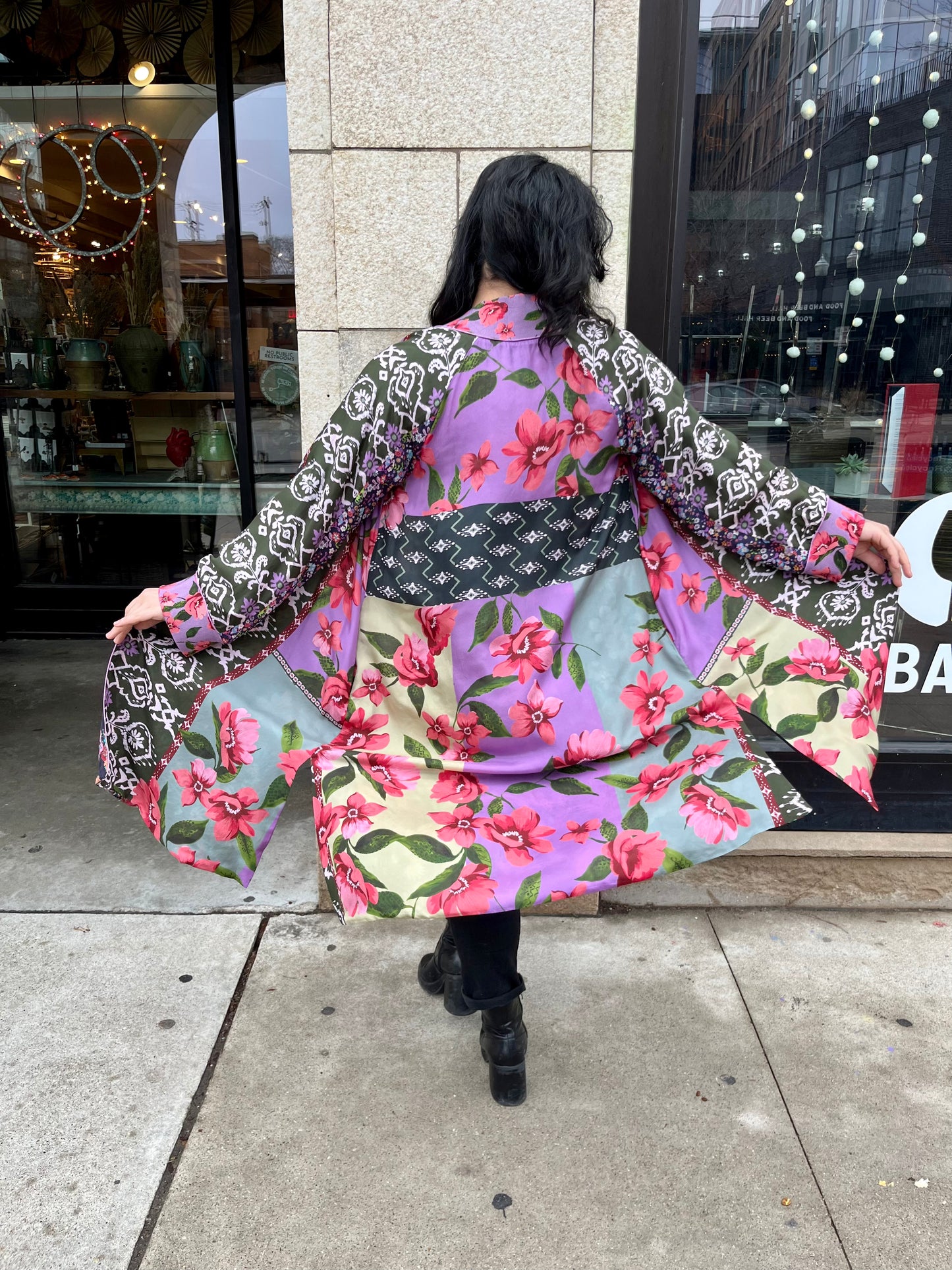 Zanda Harmony Double Sided Kimono Jacket