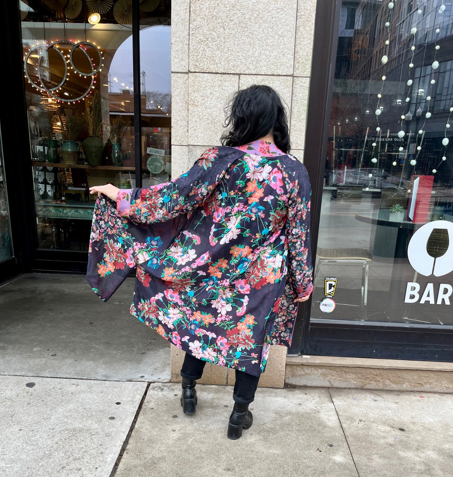 Zanda Harmony Double Sided Kimono Jacket