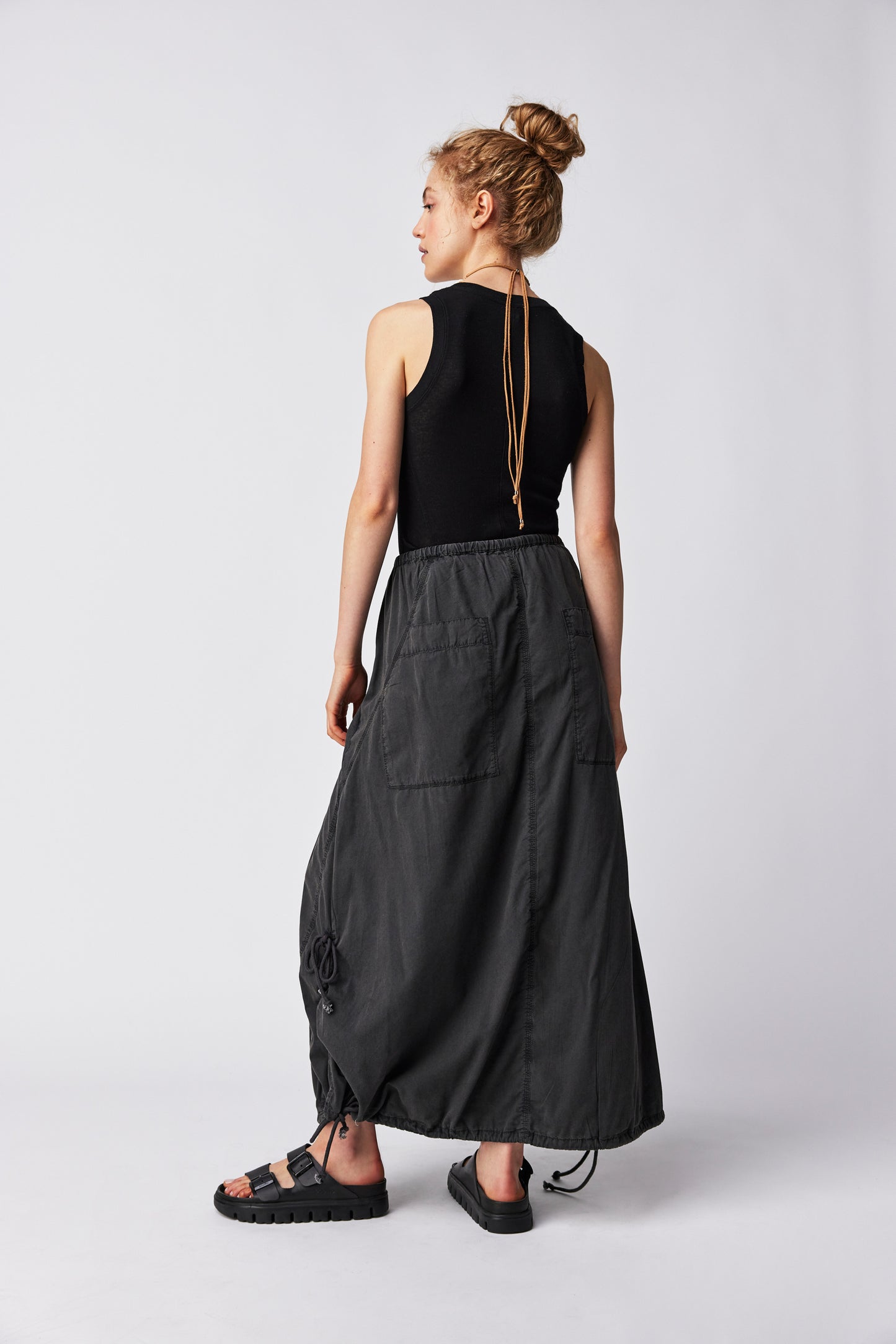 Picture Perfect Parachute Maxi Skirt